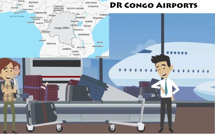 Airports in DR Congo