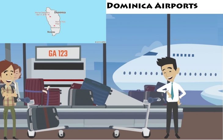 Airports in Dominica
