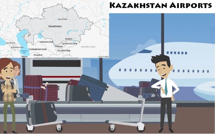 Airports in Kazakhstan