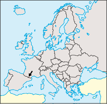 Andorra Location Map