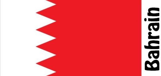 Bahrain Country Flag