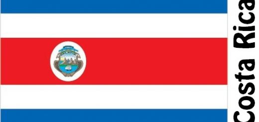 Costa Rica Country Flag