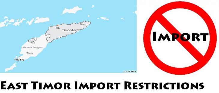 East Timor Import Regulations