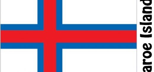 Faroe Islands Country Flag
