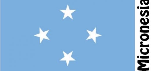Federated States of Micronesia Country Flag