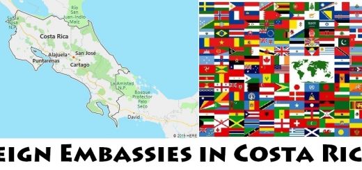 Foreign Embassies and Consulates in Costa Rica
