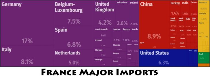 France Major Imports