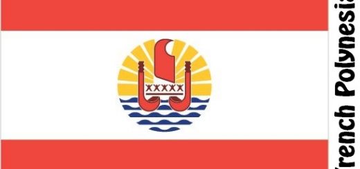 French Polynesia Country Flag