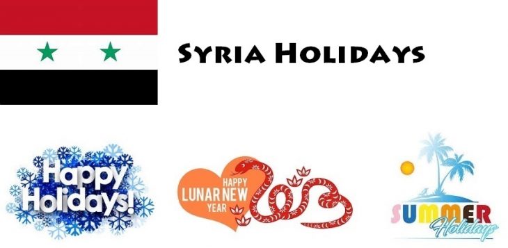 Holidays in Syria