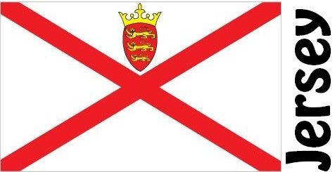Jersey Country Flag