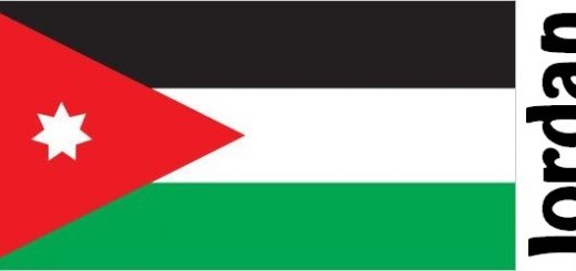 Jordan Country Flag