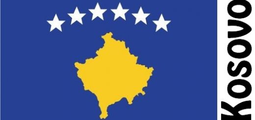 Kosovo Country Flag