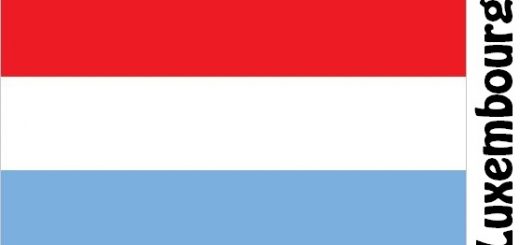 Luxembourg Country Flag