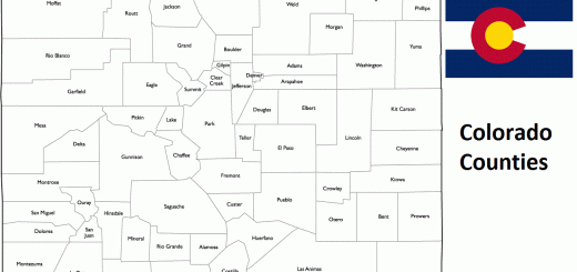 Map of Colorado Counties