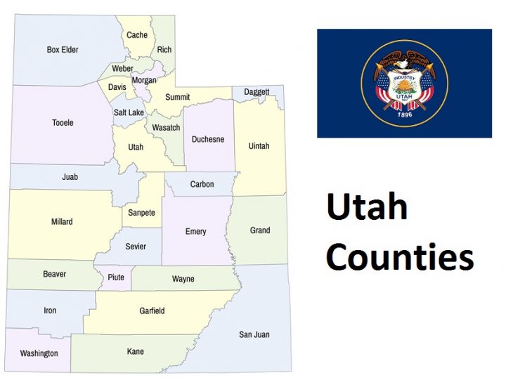 List Of All Counties In Utah 0102
