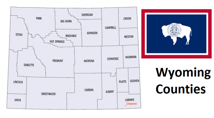 List Of All Counties In Wyoming 8060