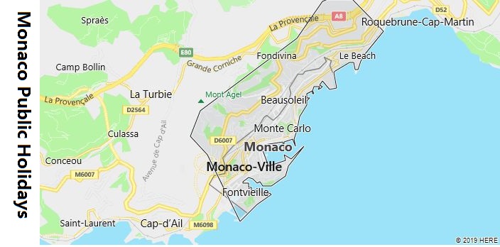Monaco Public Holidays
