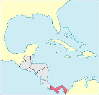 Panama Location Map