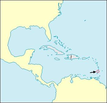 Saint Vincent and the Grenadines Location Map