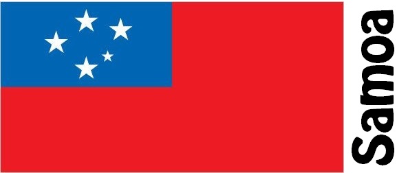 Samoa Country Flag