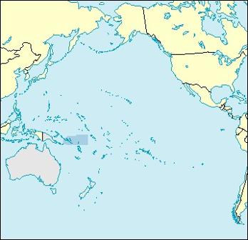Solomon Islands Location Map