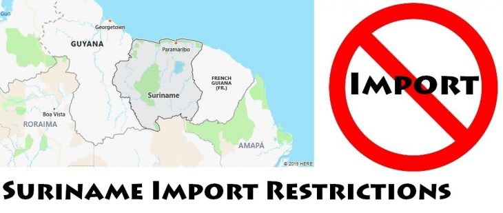 Suriname Import Regulations