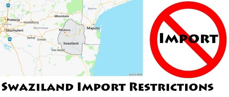 Swaziland Import Regulations