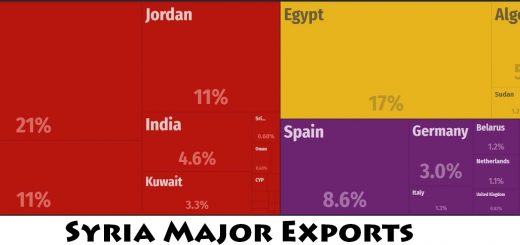 Syria Major Exports