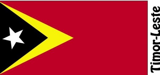 Timor-Leste Country Flag