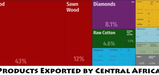 Top Products Exported by Central African Republic