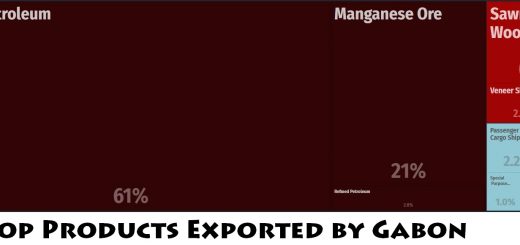 Top Products Exported by Gabon