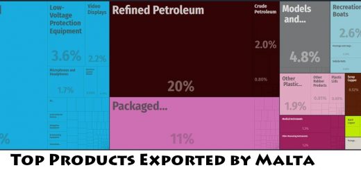 Top Products Exported by Malta