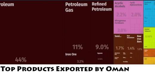 Top Products Exported by Oman