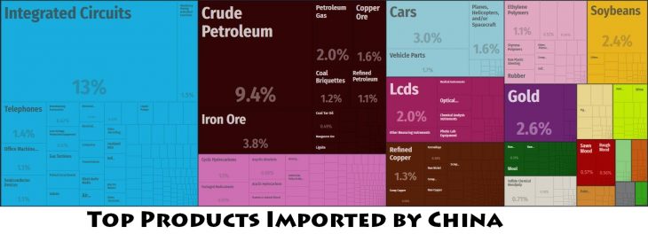 Top Products Imported by China