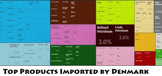 Top Products Imported by Denmark
