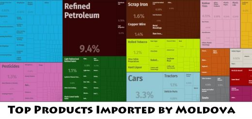Top Products Imported by Moldova
