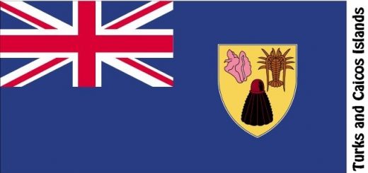 Turks and Caicos Islands Country Flag