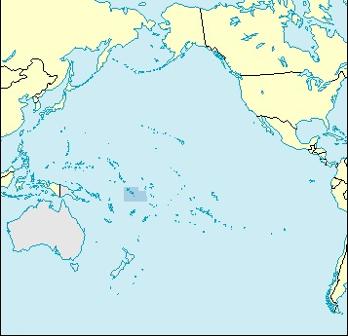 Tuvalu Location Map