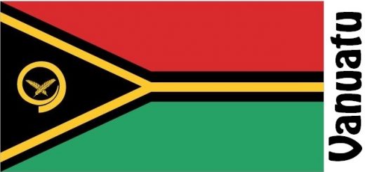 Vanuatu Country Flag