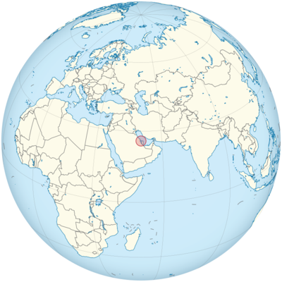 Bahrain Location Map 