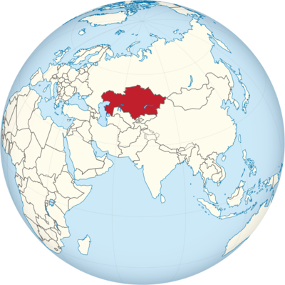 Kazakhstan Location Map 