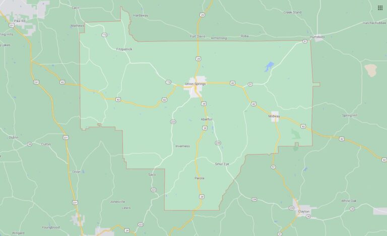 Cities And Towns In Bullock County Alabama 9390