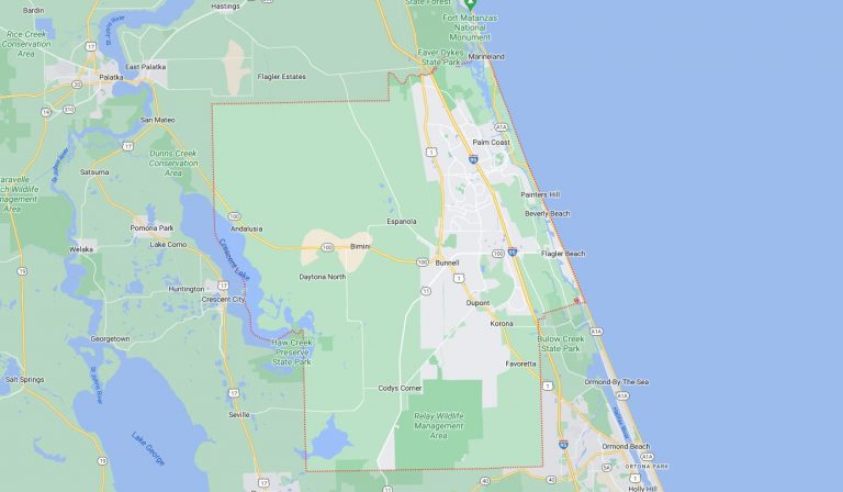 Map Of Cities In Flagler County FL 768x448 