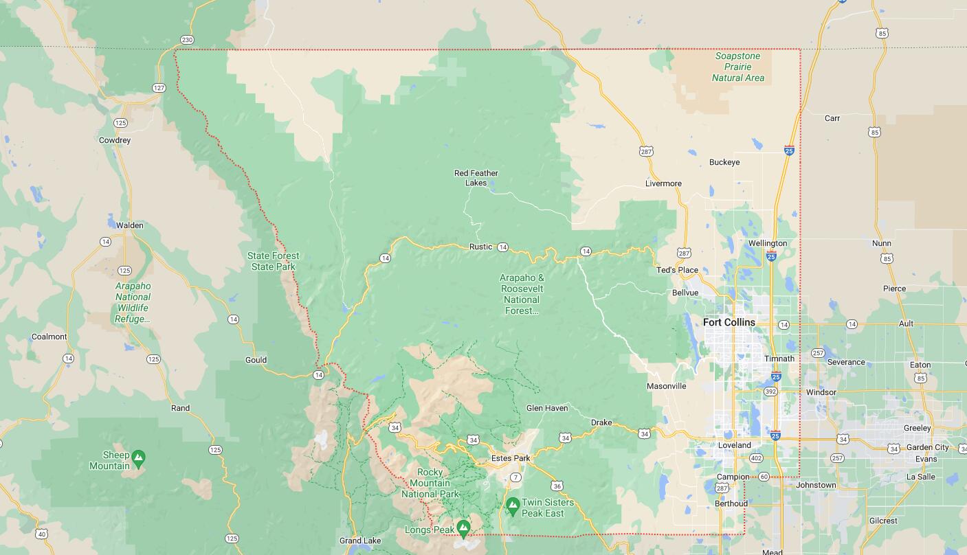 Cities and Towns in Larimer County, Colorado