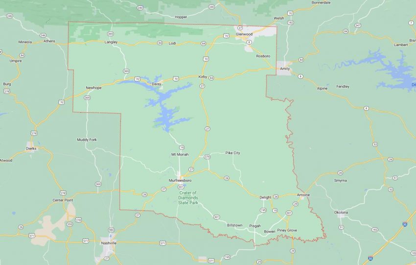 Cities and Towns in Pike County, Arkansas – Countryaah.com