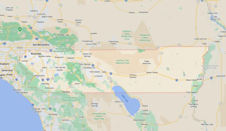Map of Cities in Riverside County, CA